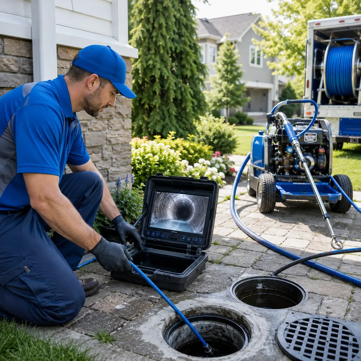 Outdoor drain cleaning professionals serving Shunk, PA